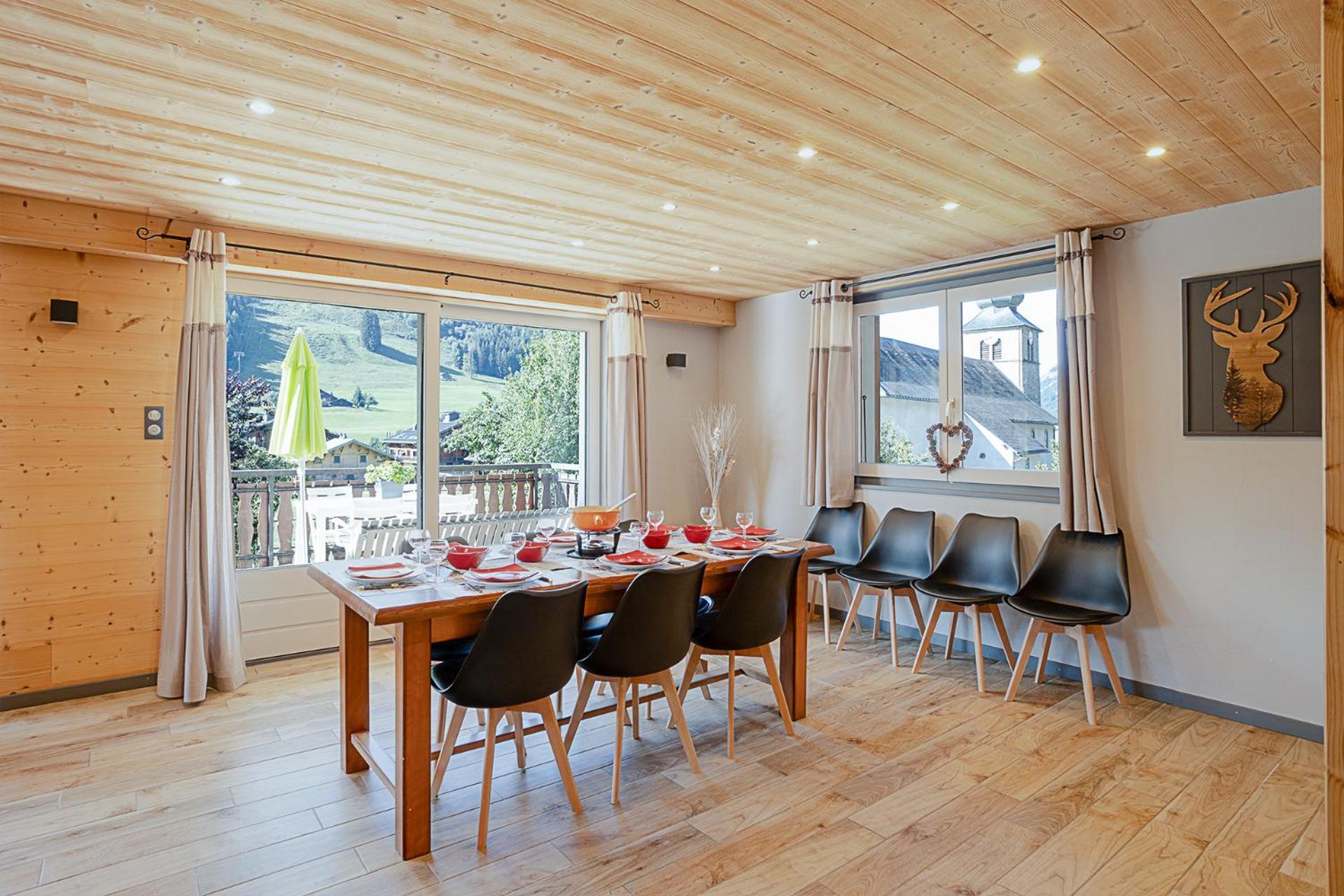 Chalet Les 4 Saisons - Ski, Parking Et Jardin La Chapelle-d'Abondance Exterior photo