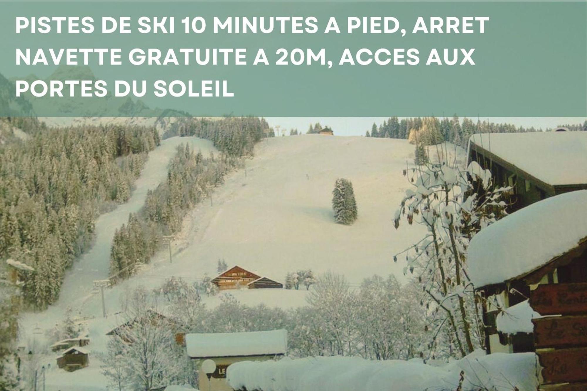 Chalet Les 4 Saisons - Ski, Parking Et Jardin La Chapelle-d'Abondance Exterior photo